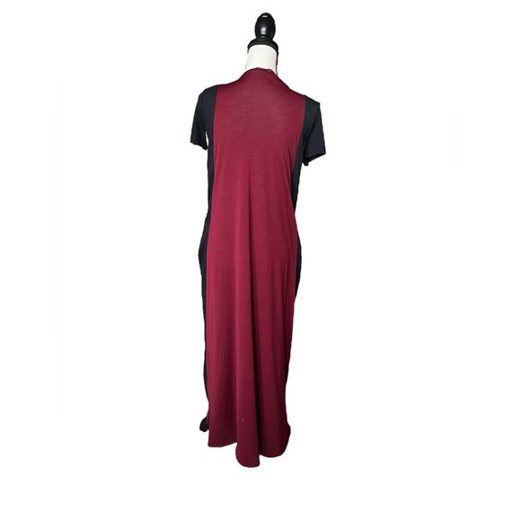 Zara Trafaluc Mod Colorblock Lightweight V-neck Maxi dress Size Small - Picture 5 of 10